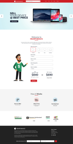 Web Design par Rajasekar S pour We link it llc | Design #22212852