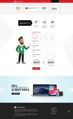 Web Design by Rajasekar S for We link it llc | Design: #22542427