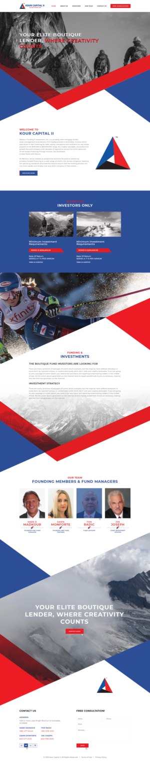 website design Investment Fund | Web-Design von Ved Web Services