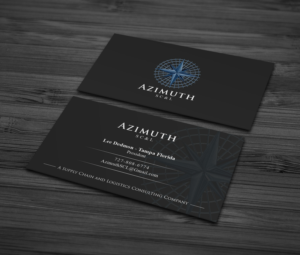 Azimuth Supply Chain and Logistic Consulting | Business Card Design by MDesign