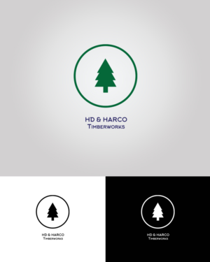 Harco & HD Timberworks,  HD Timberworks by Harco | Logo Design by FoxD solutions