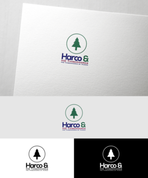Harco & HD Timberworks,  HD Timberworks by Harco | Logo Design by Aditya.DwiRama