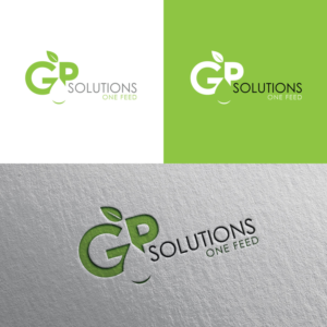 GP Solutions “One Feed” (Organic Liquid fertilizer) | Logo Design by Rii