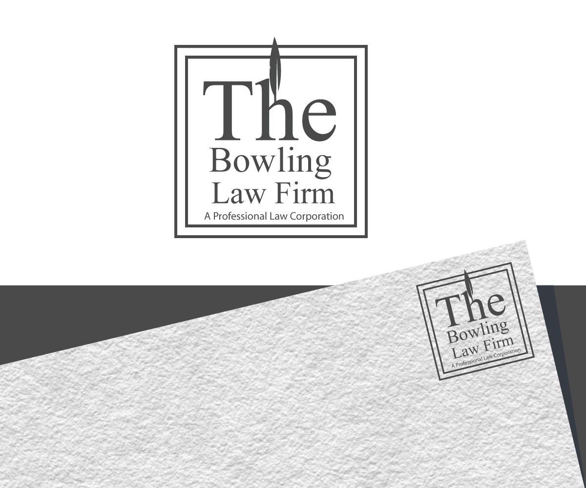 Bold, Serious, Legal Logo Design for The Bowling Law Firm, A