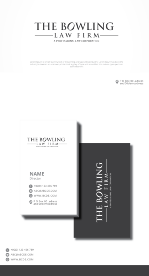 The Bowling Law Firm, A Professional Law Corporation | Logo Design by graphicevolution