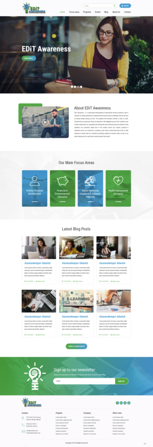 Web Design by pb for this project | Design: #22217985