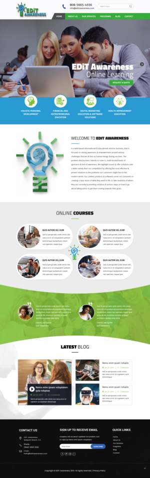 Web Design by pb for this project | Design: #22217987