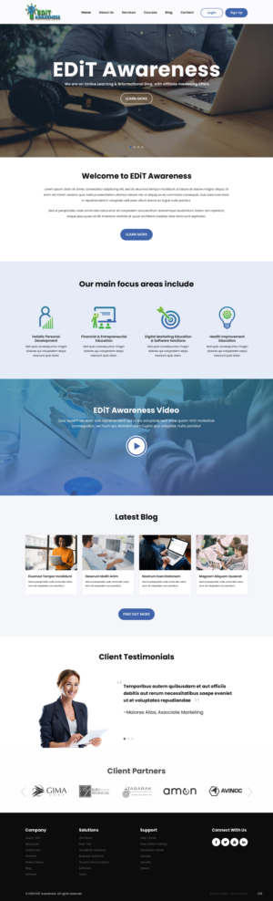 Web Design by pb for this project | Design: #22217991