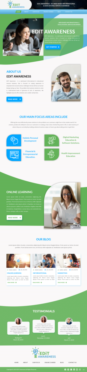 Web Design by pb for this project | Design: #22217992