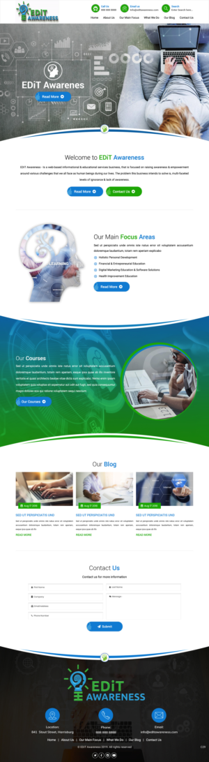 Web Design by pb for this project | Design: #22217993