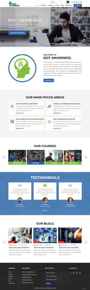 Web Design by pb for this project | Design: #22218002