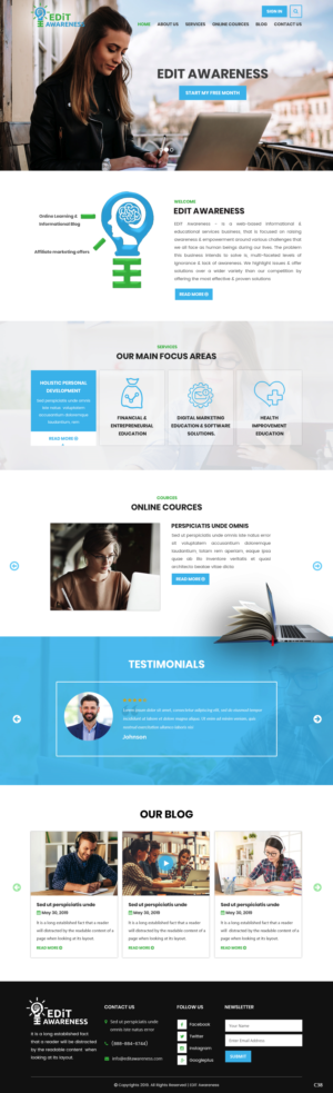 Web Design by pb for this project | Design: #22218004