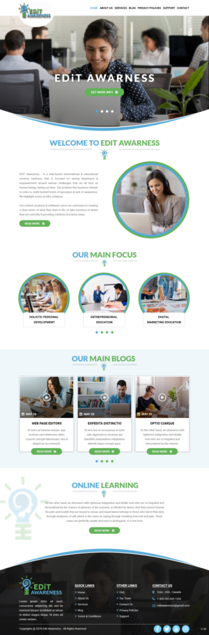 Web Design by pb for this project | Design: #22226767