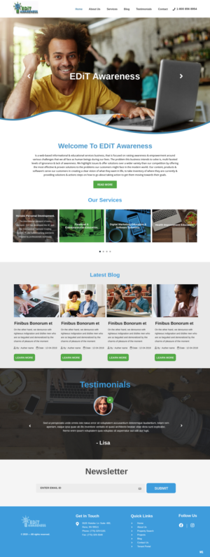 Web Design by pb for this project | Design: #22226768