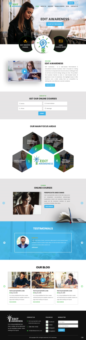 Web Design by pb for this project | Design: #22233528