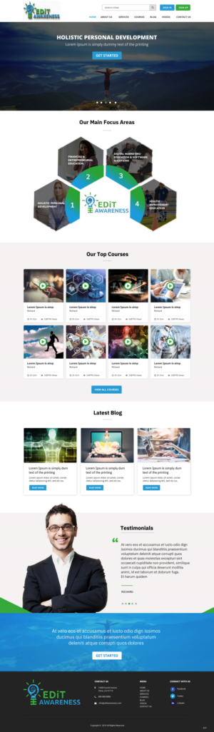 Web Design by pb for this project | Design: #22233529