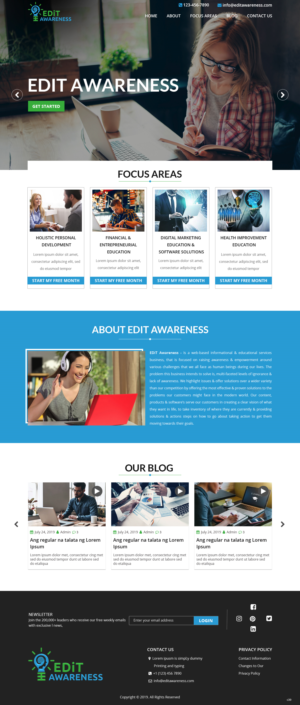 Web Design by pb for this project | Design: #22233530