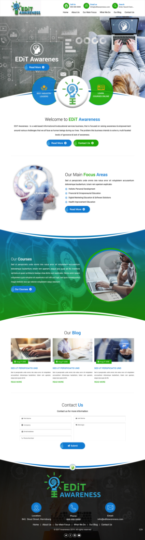 Web Design by pb for this project | Design: #22233531