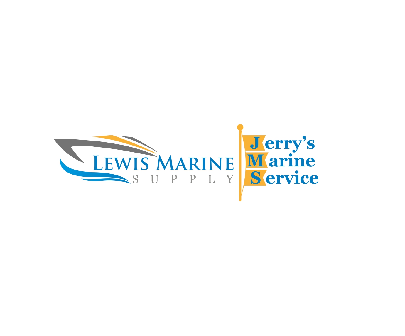 Elegant, Playful, Marine Logo Design for Lewis Marine Supply Featuring