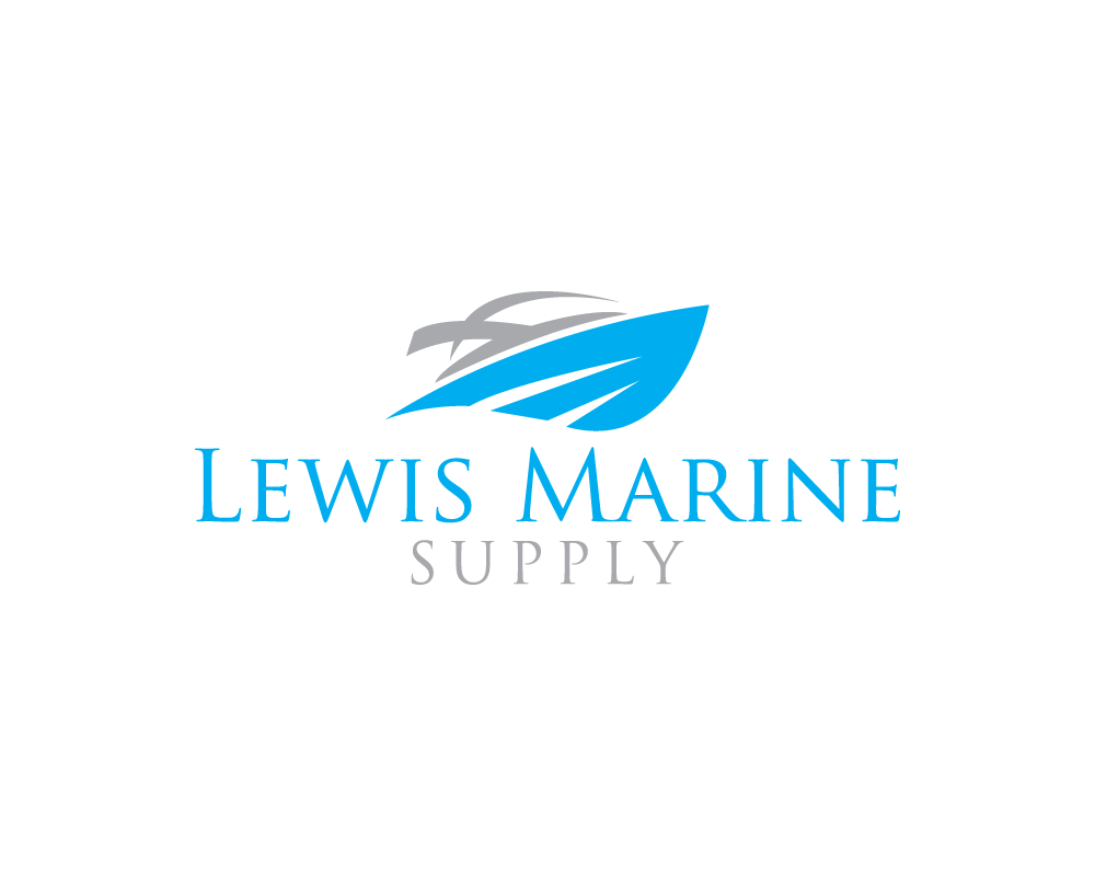 Elegant, Playful, Marine Logo Design for Lewis Marine Supply Featuring