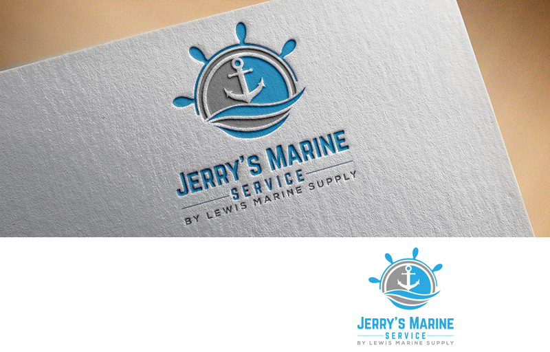 Elegant, Playful, Marine Logo Design for Lewis Marine Supply Featuring
