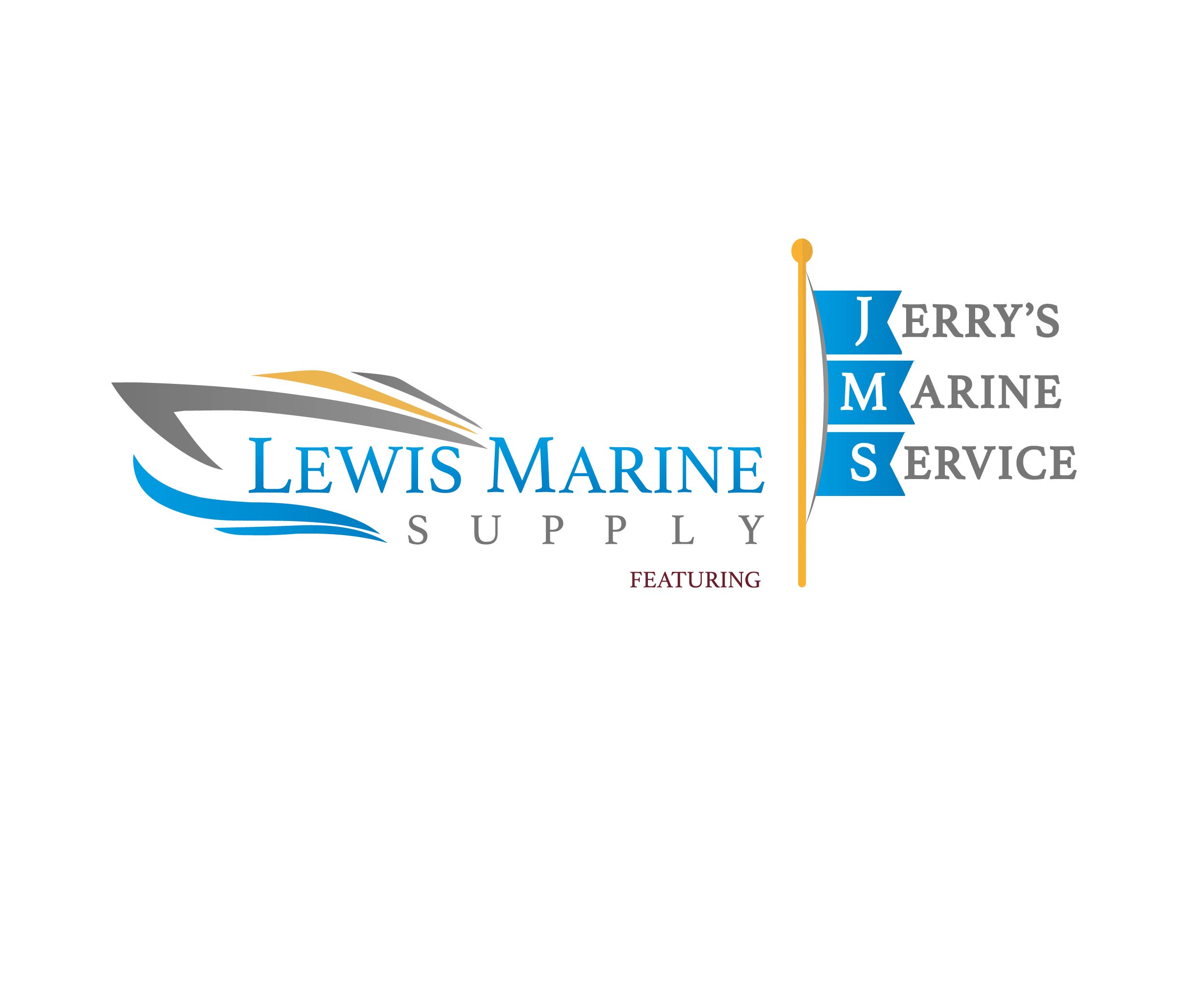 Logo Design by Brewyart Creative for Lewis Marine Supply | Design #22219490