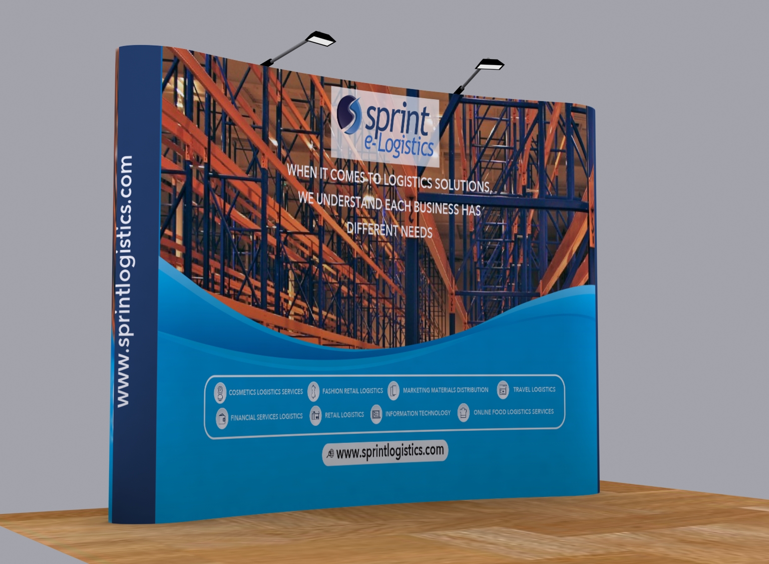 Trade Show Booth Design by Bins for Sole Creek Marketing | Design #22223784