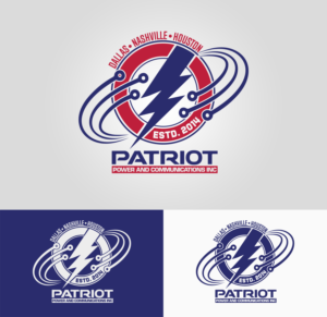 Grafik-Design von Rickyy für Patriot Power & Communication | Design: #22237263