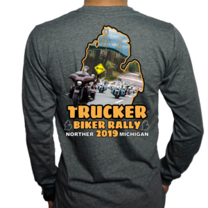 2019 Trucker Biker Rally Shirt | Diseño de Camiseta por andi_fikri