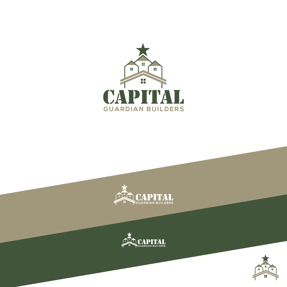 Logo Design by Deziners Zone for Capital Guardian Builders, LLC | Design #22217396