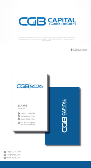 Design de Logo par graphicevolution pour Capital Guardian Builders, LLC | Design : #22215597