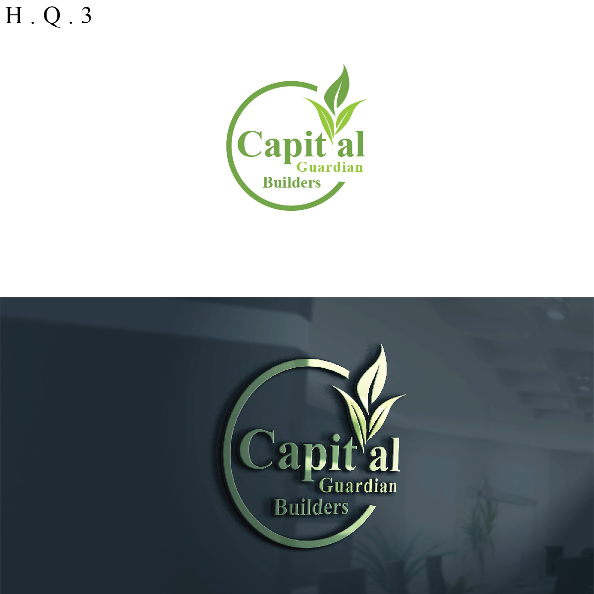 Logo Design by HUD.Q for Capital Guardian Builders, LLC | Design #22219606