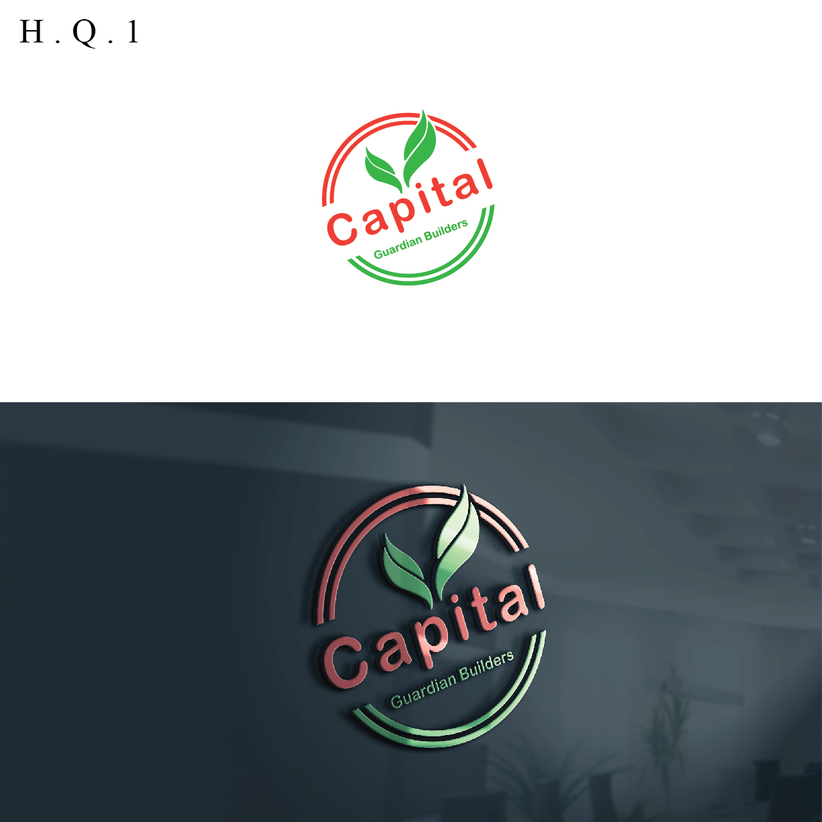 Logo Design by HUD.Q for Capital Guardian Builders, LLC | Design #22219607
