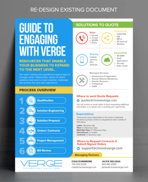 Re-design existing document | Graphic Design by ARTOGRAPHY