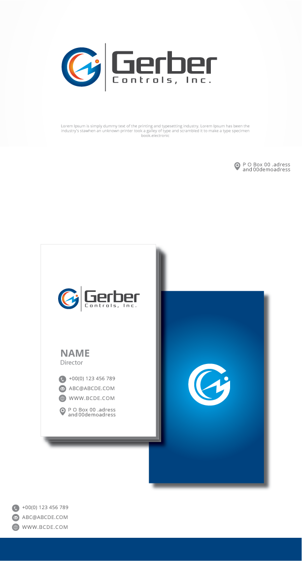 Logo Design by graphicevolution for Gerber Controls, Inc. | Design #22243239