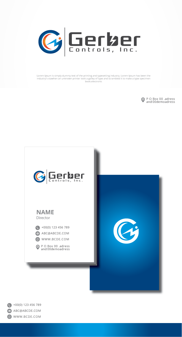 Logo Design by graphicevolution for Gerber Controls, Inc. | Design #22243374