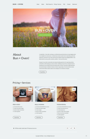 Squarespace Design by pb