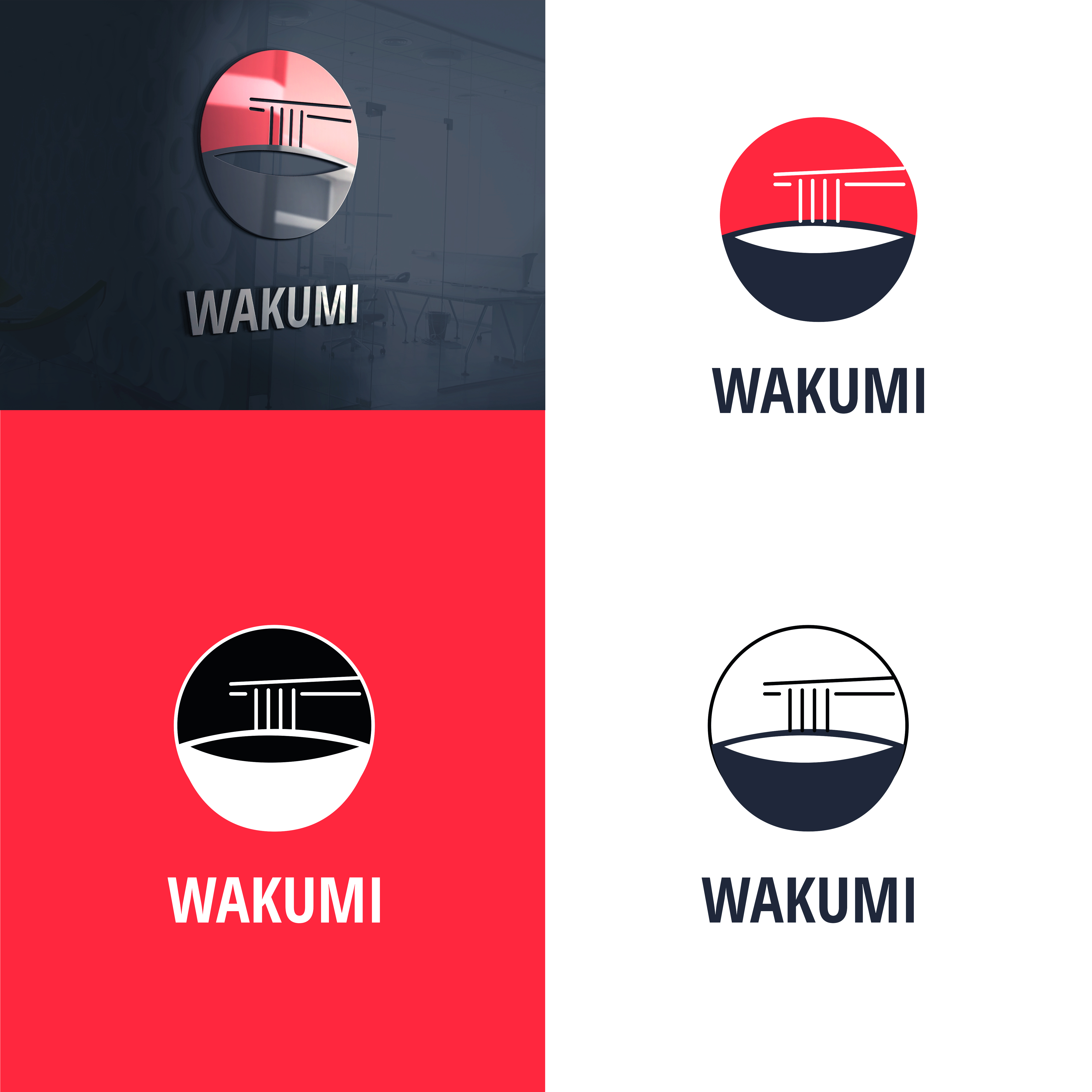 Logo Design by Gurpreet Singh Maan for Wakumi | Design #22256444