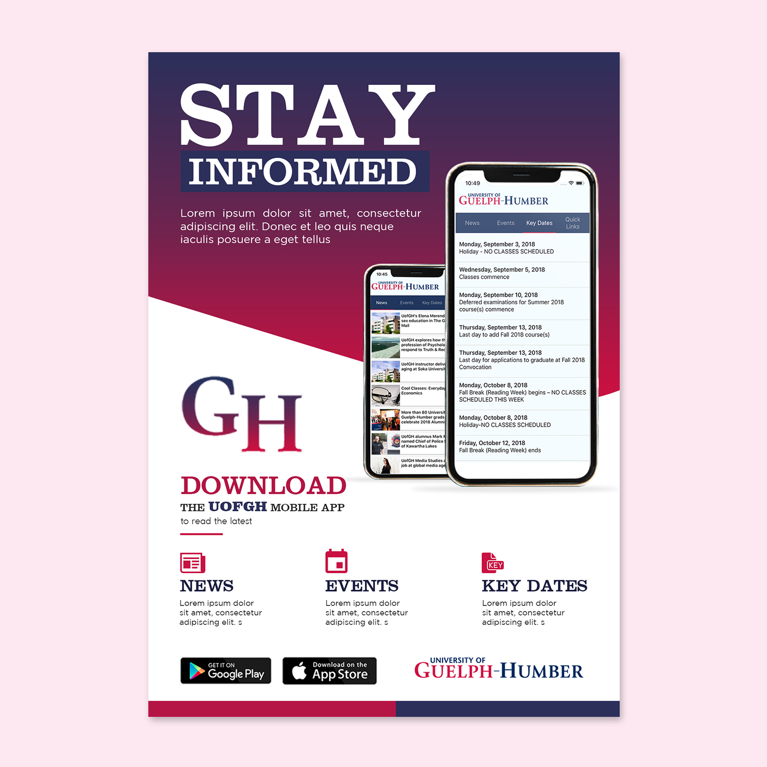 Flyer Design by debdesign for University of Guelph-Humber | Design #22225077