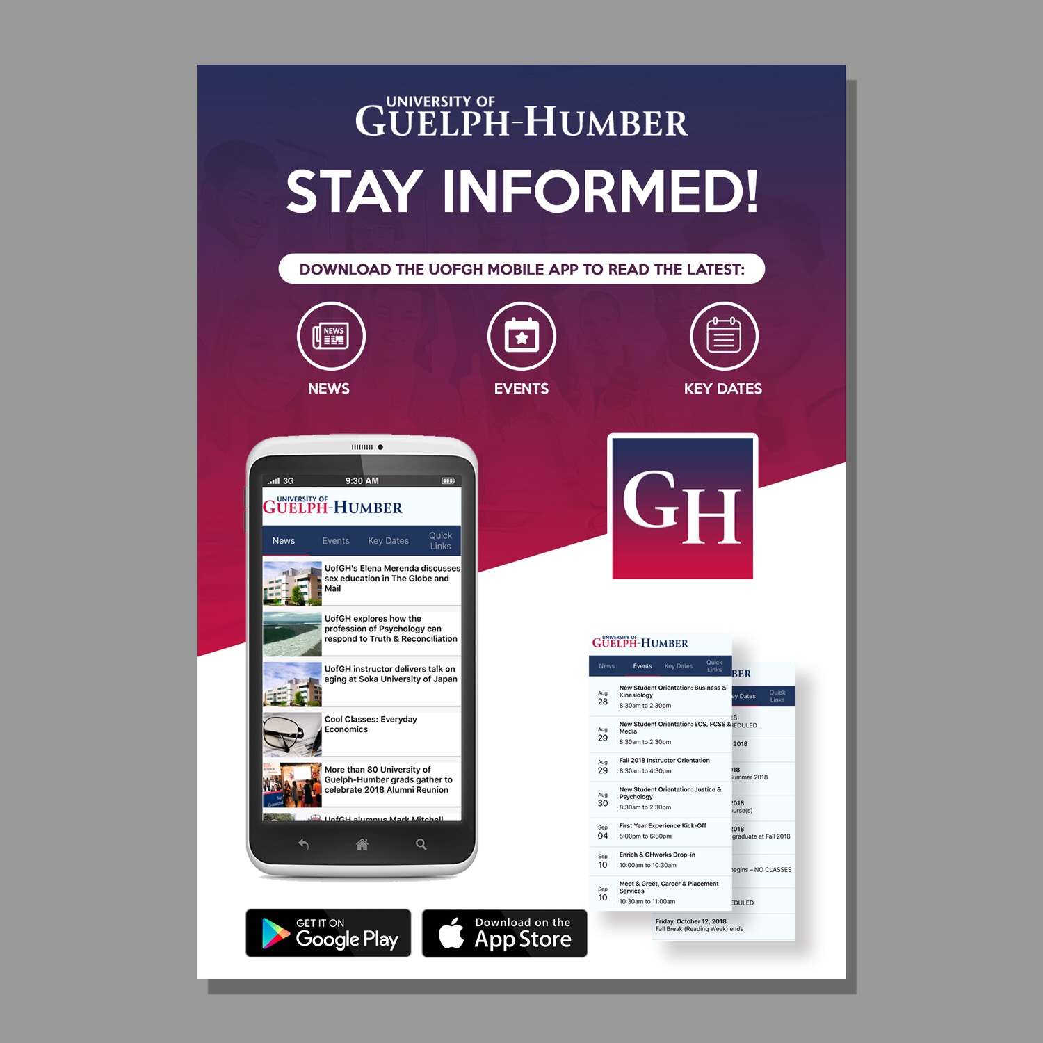 Flyer Design by aspiremedia for University of Guelph-Humber | Design #22241412