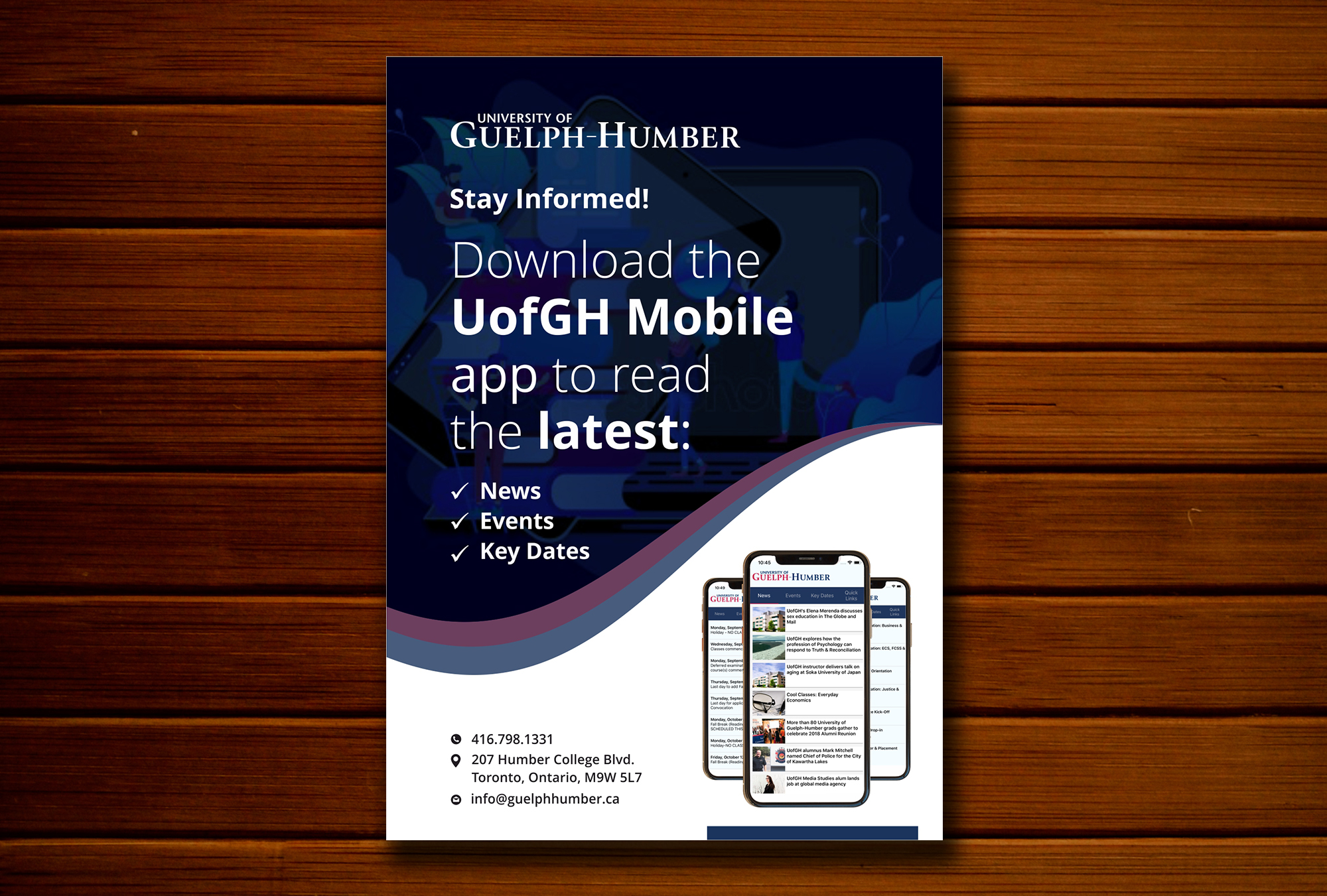 Design de Flyer par ecorokerz pour University of Guelph-Humber | Design #22214720