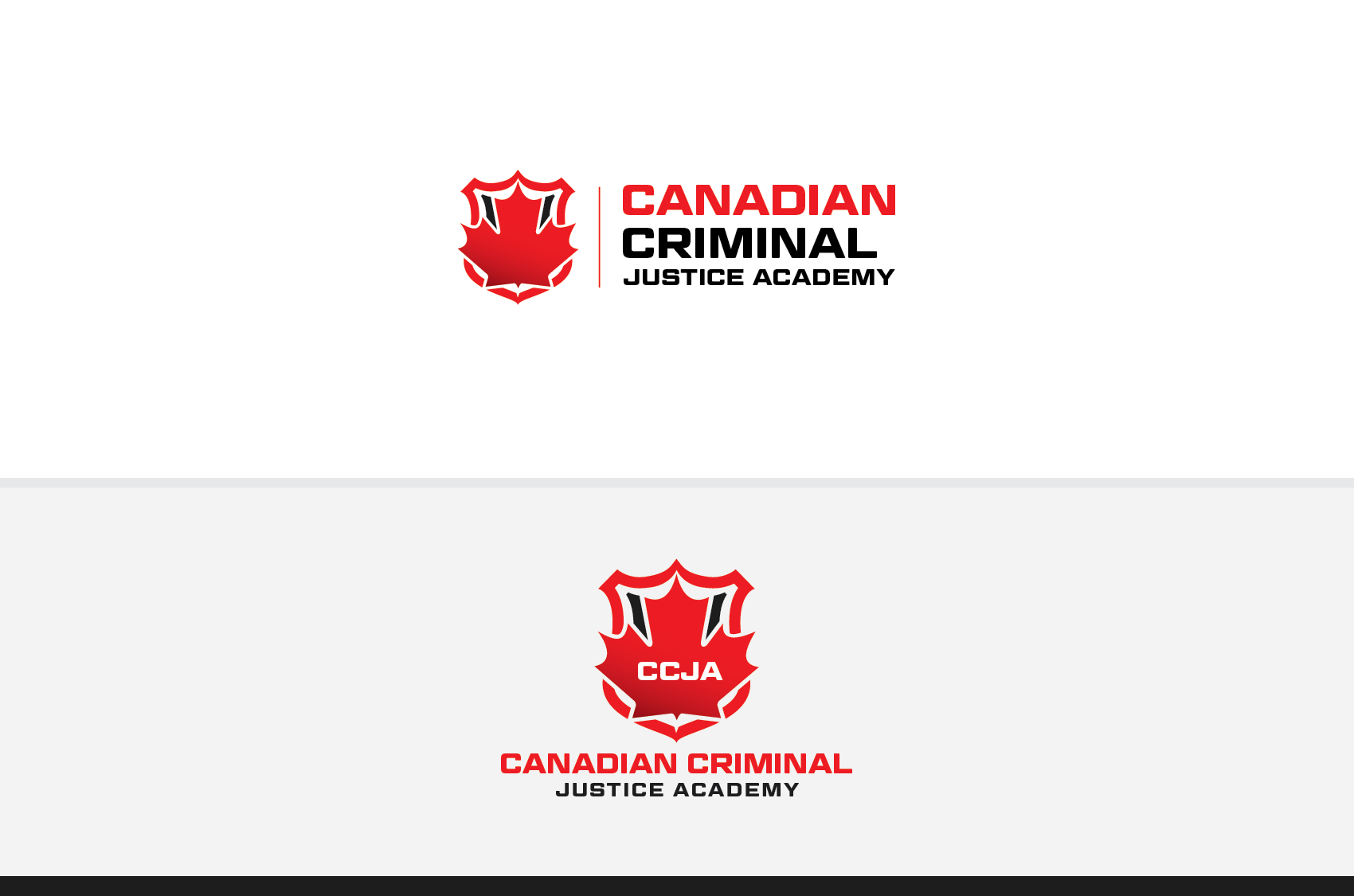 Logo Design by Knockout for Canadian Criminal Justice Academy | Design #22211600