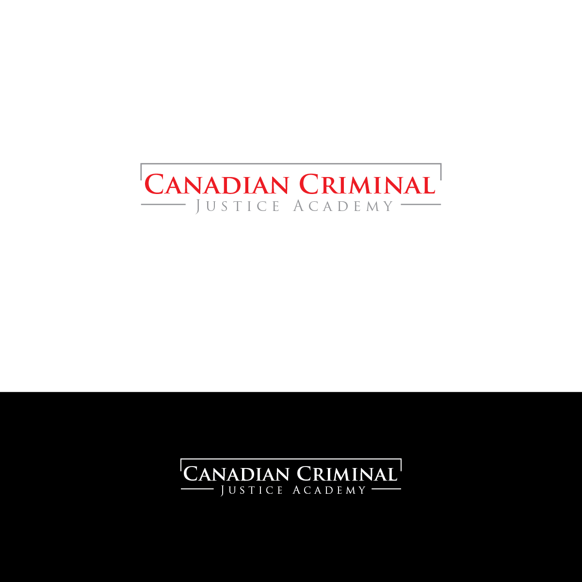 Logo Design by Pixxl Art for Canadian Criminal Justice Academy | Design #22218297