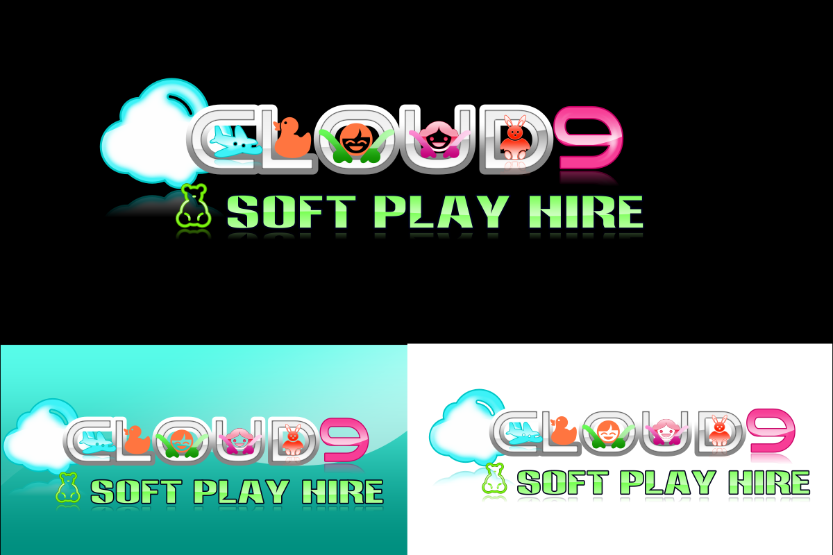 Logo Design by shafrazmohamed106 for Cloud 9 Soft play hire  | Design #22246235