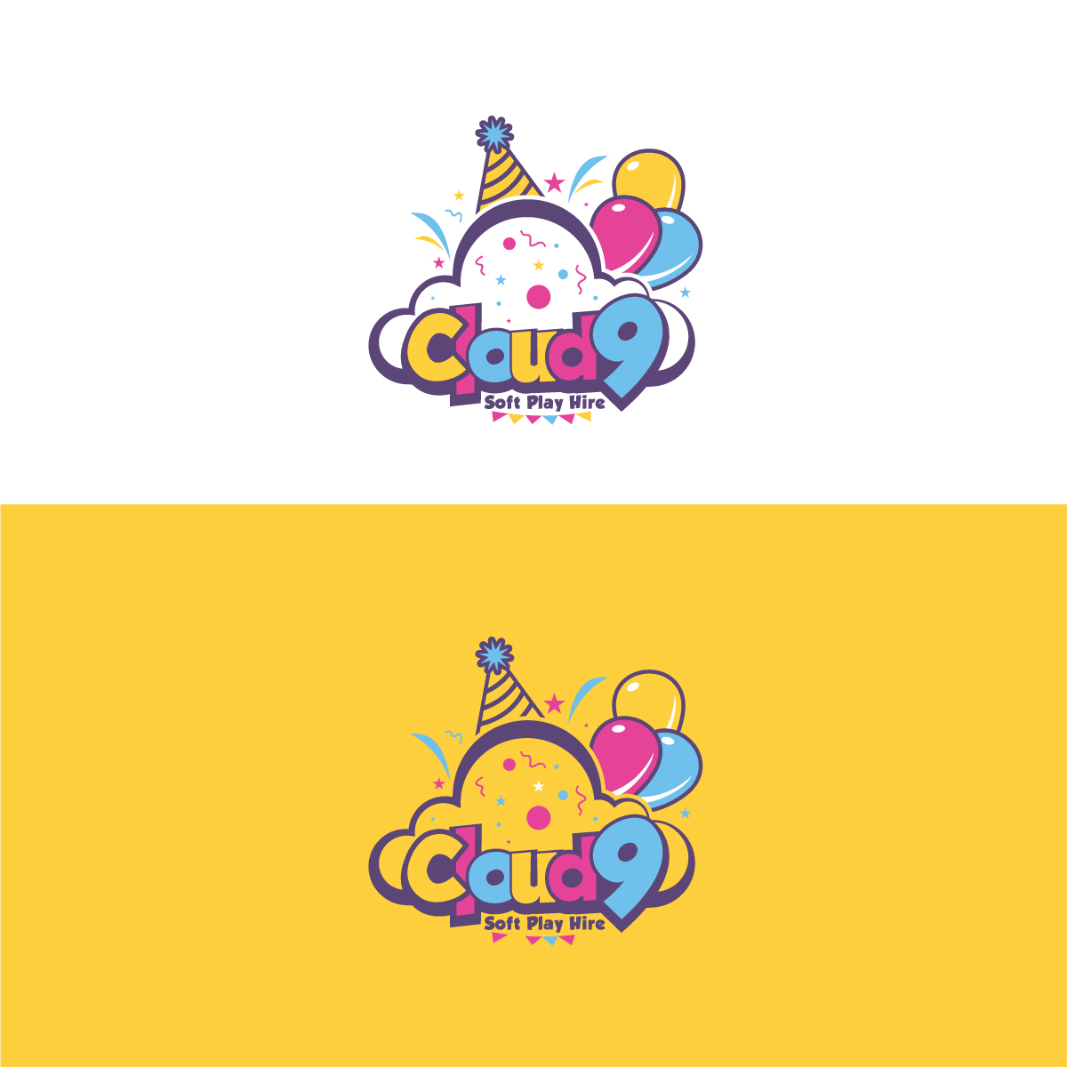 Logo Design by Graphic Bricks for Cloud 9 Soft play hire  | Design #22224185