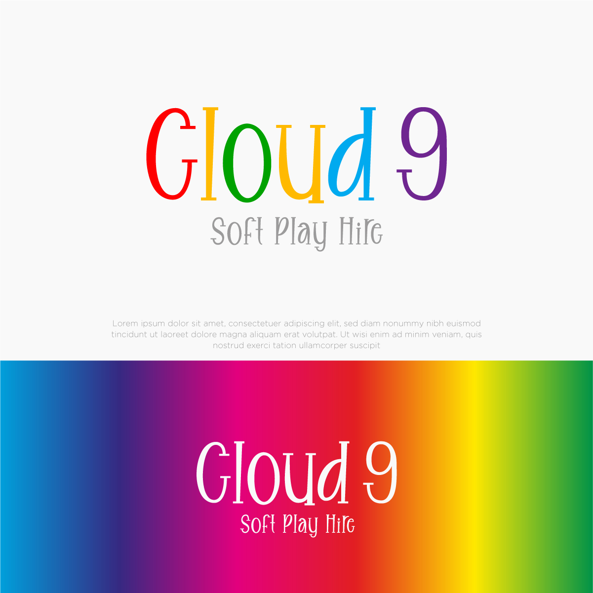 Logo Design by abdul700 for Cloud 9 Soft play hire  | Design #22232778