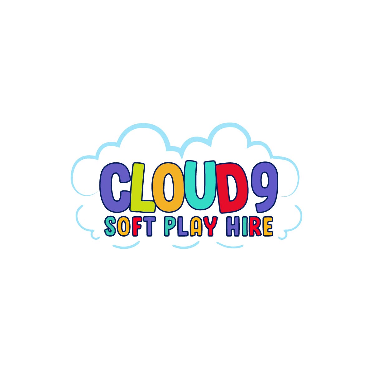 Logo-Design von **INCREDIBLEDESIGNERS** für Cloud 9 Soft play hire  | Design #22225607
