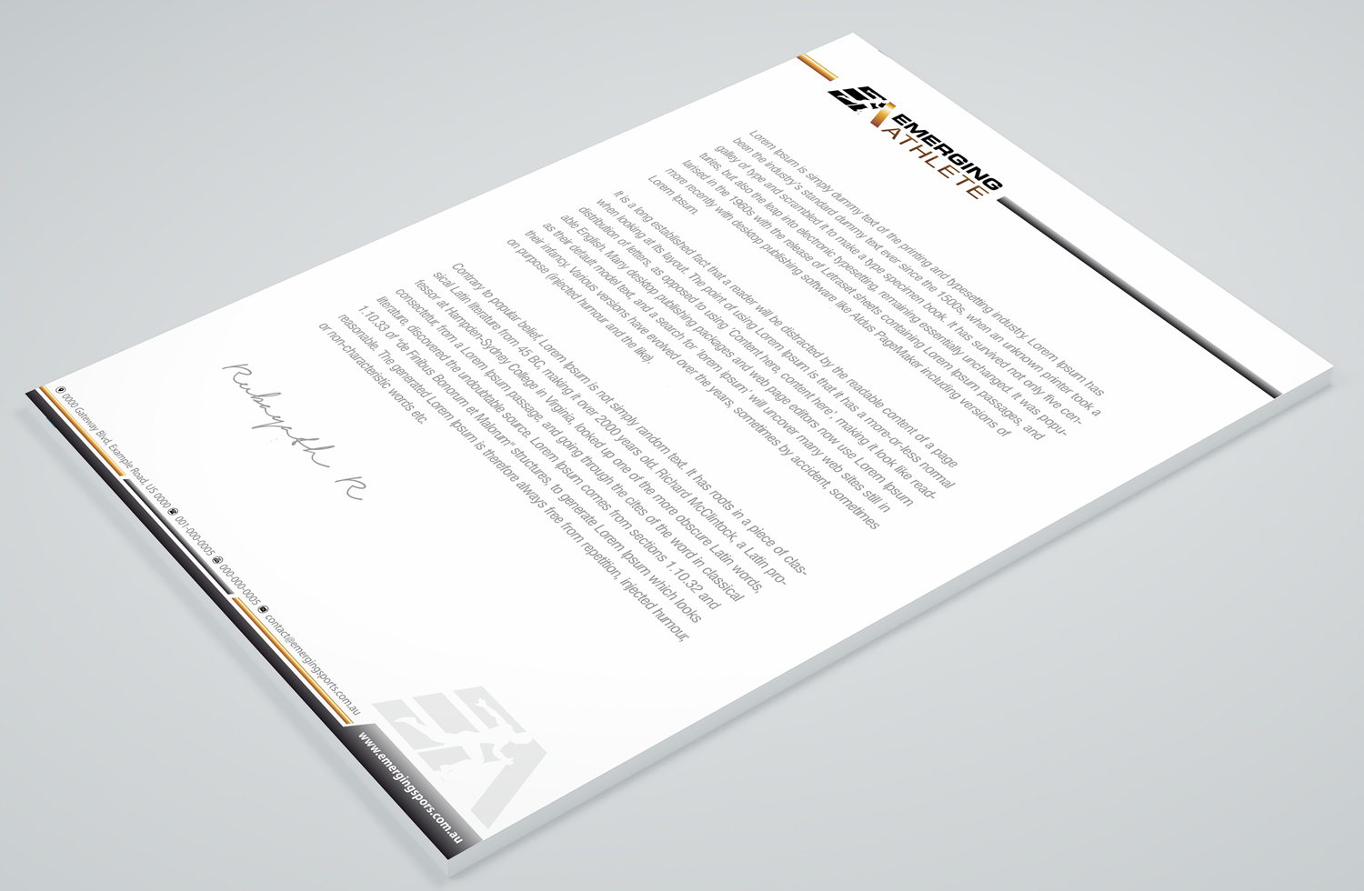 Stationery Design by Petter Goms for this project | Design #22221381