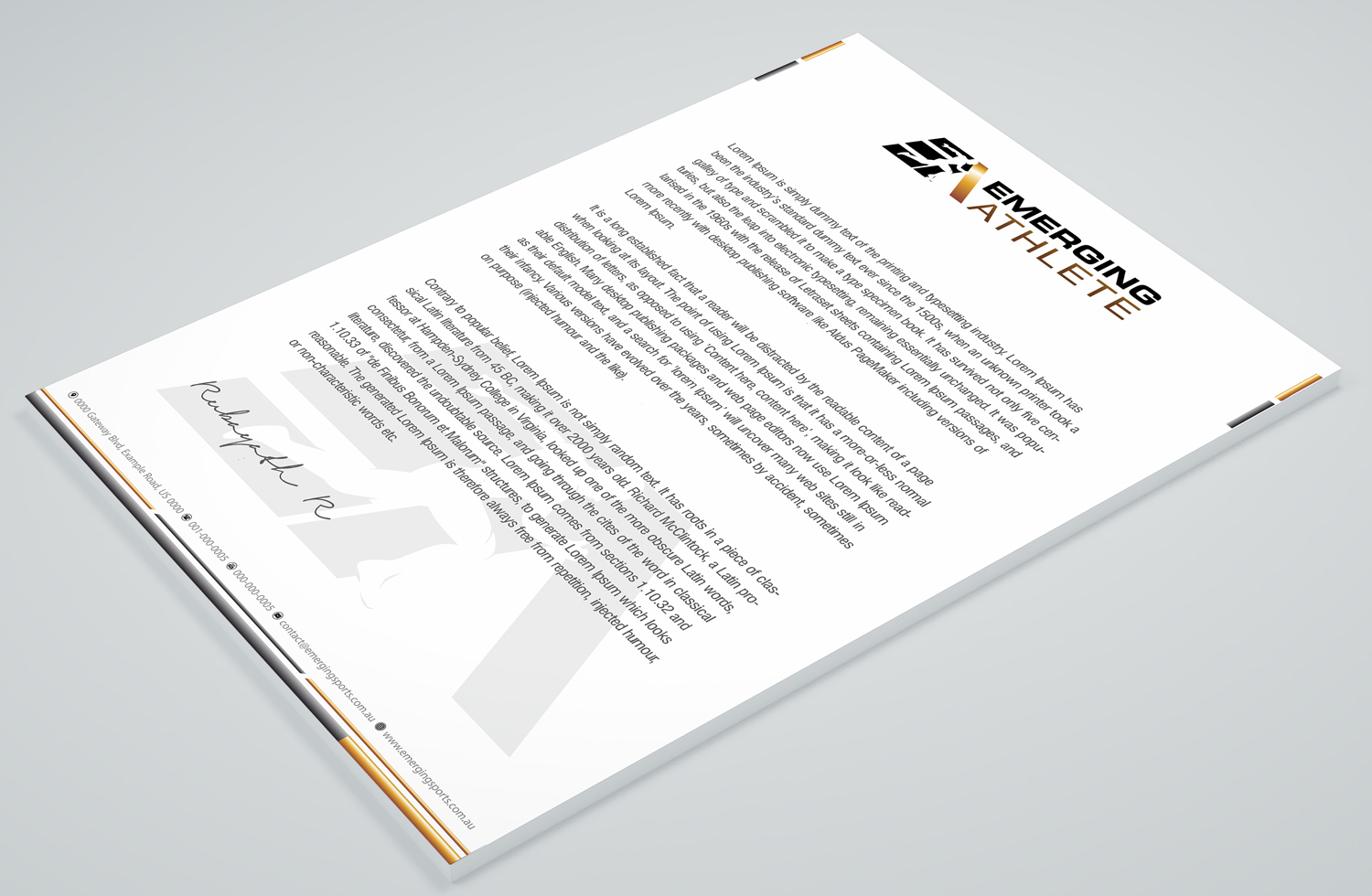 Stationery Design by Petter Goms for this project | Design #22221475