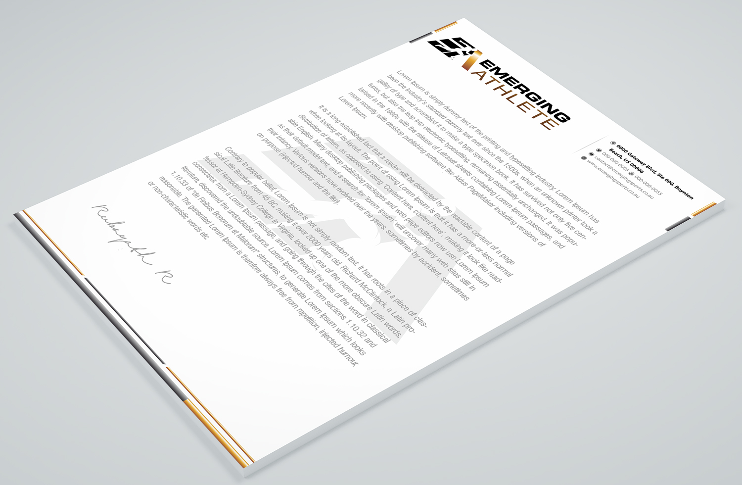 Stationery Design by Petter Goms for this project | Design #22221527